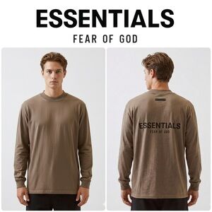 Essentials Fear of God ✨ Long Sleeve Mock Neck Shirt • XXS